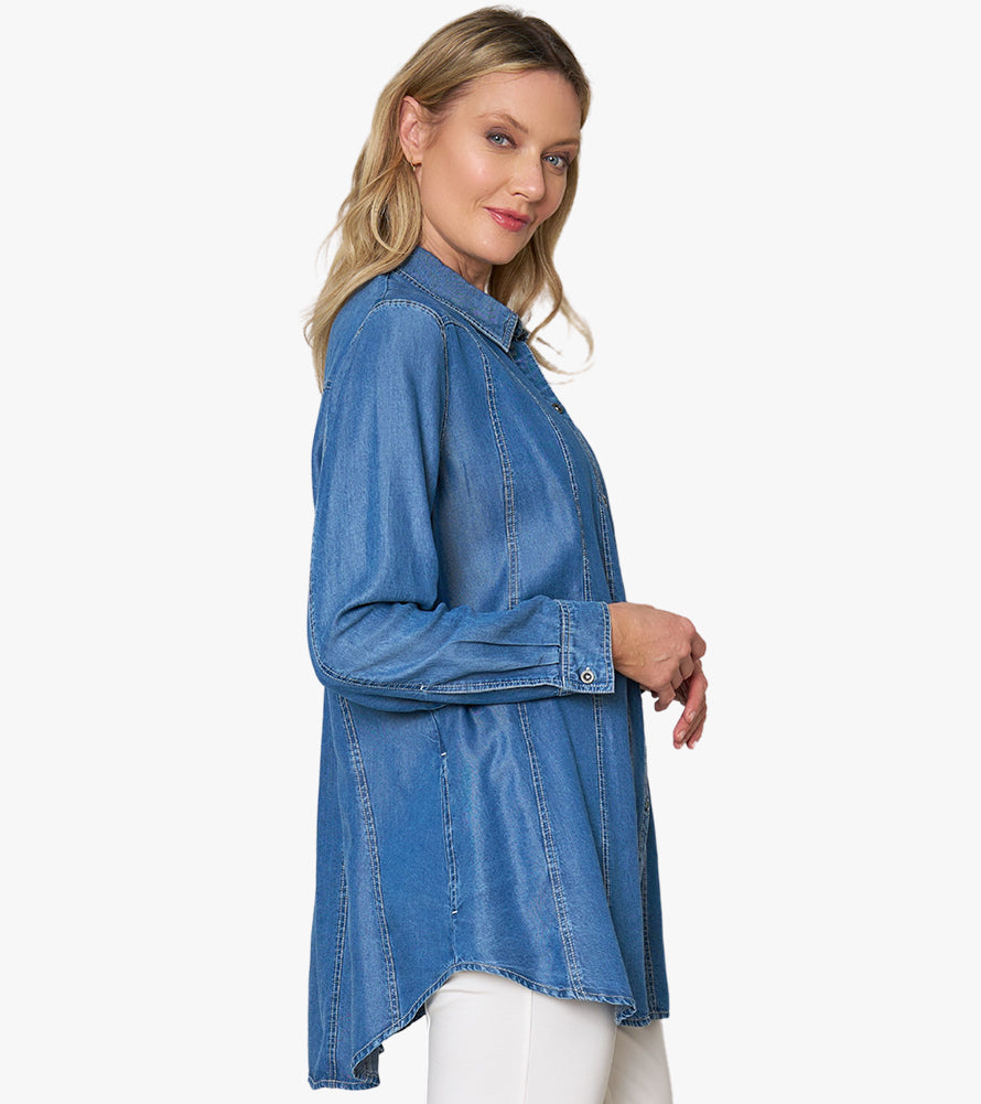 Between The Lines Tunic - Stella Carakasi