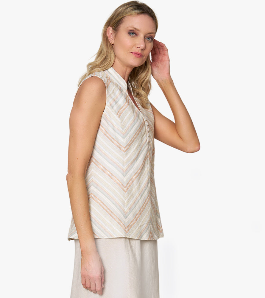 Striped In Line Top (*)