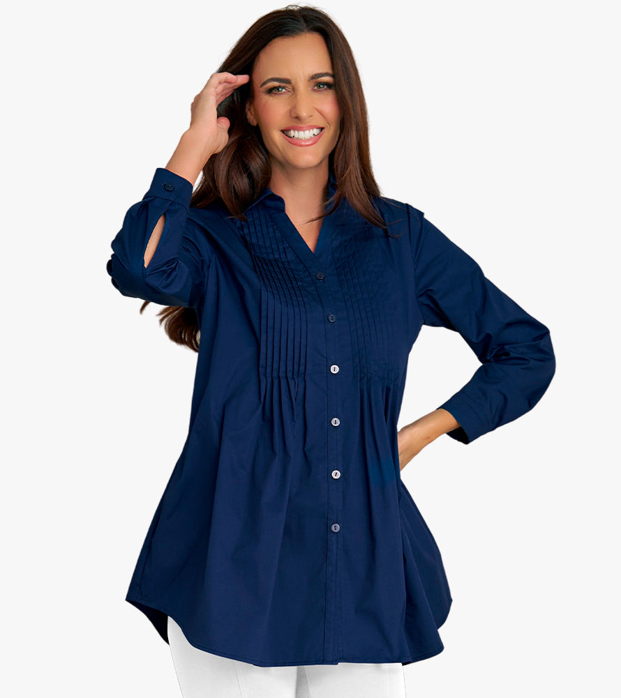 Pintuck Tunic - Stella Carakasi