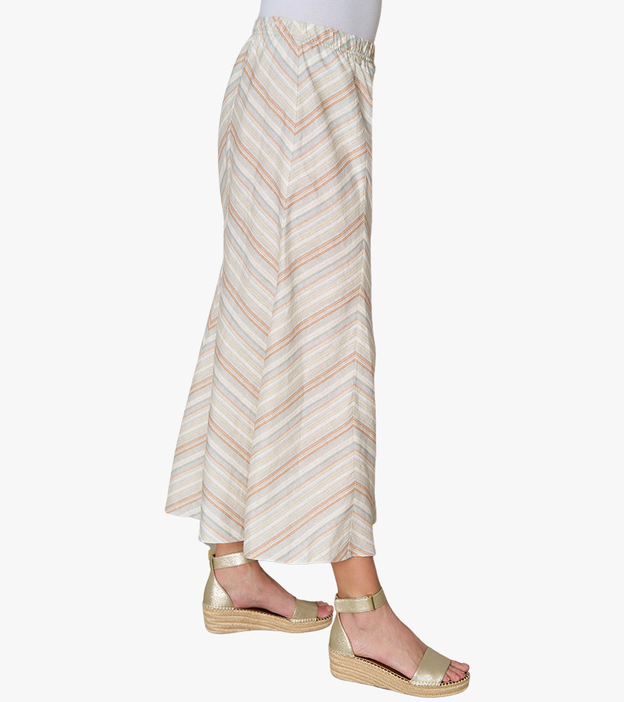 Striped On The Move Skirt (*)