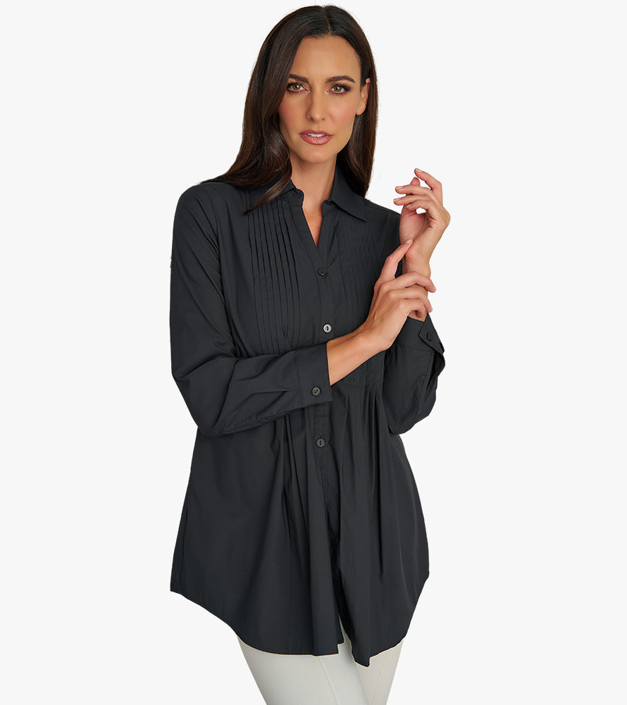 Pintuck Tunic