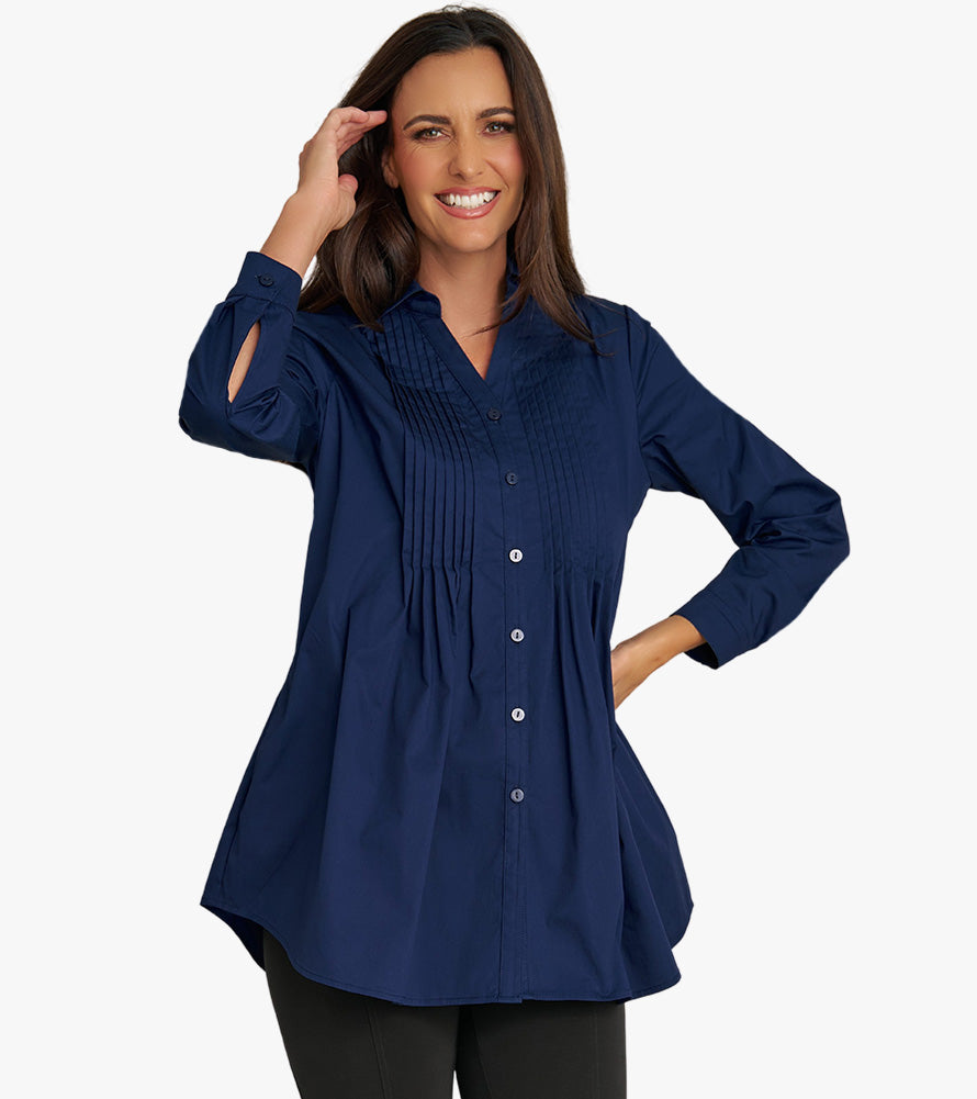Pintuck Tunic