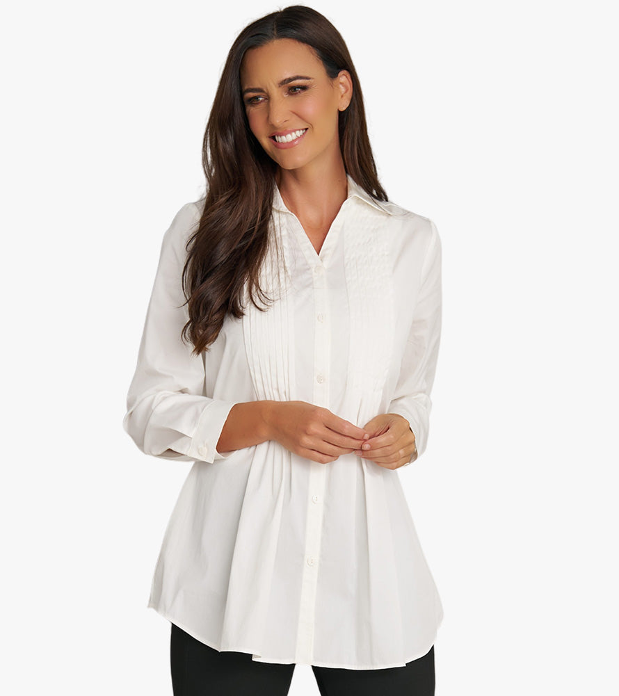 Pintuck Tunic