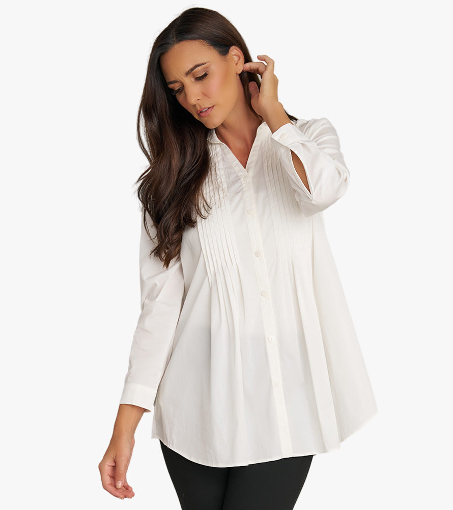 Pintuck Tunic