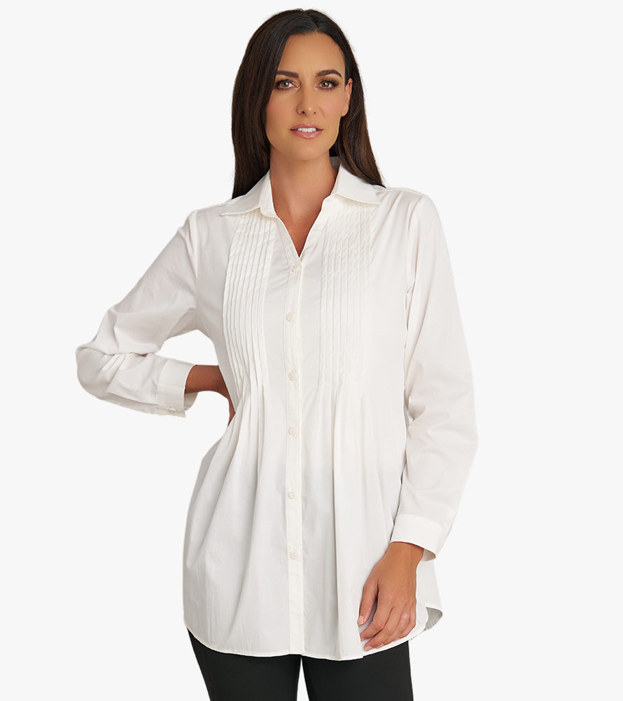 Pintuck Tunic