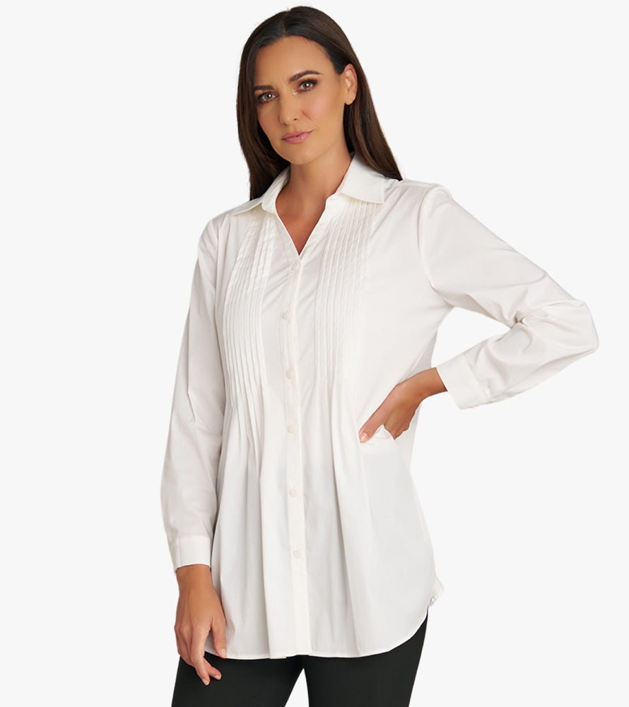 Pintuck Tunic