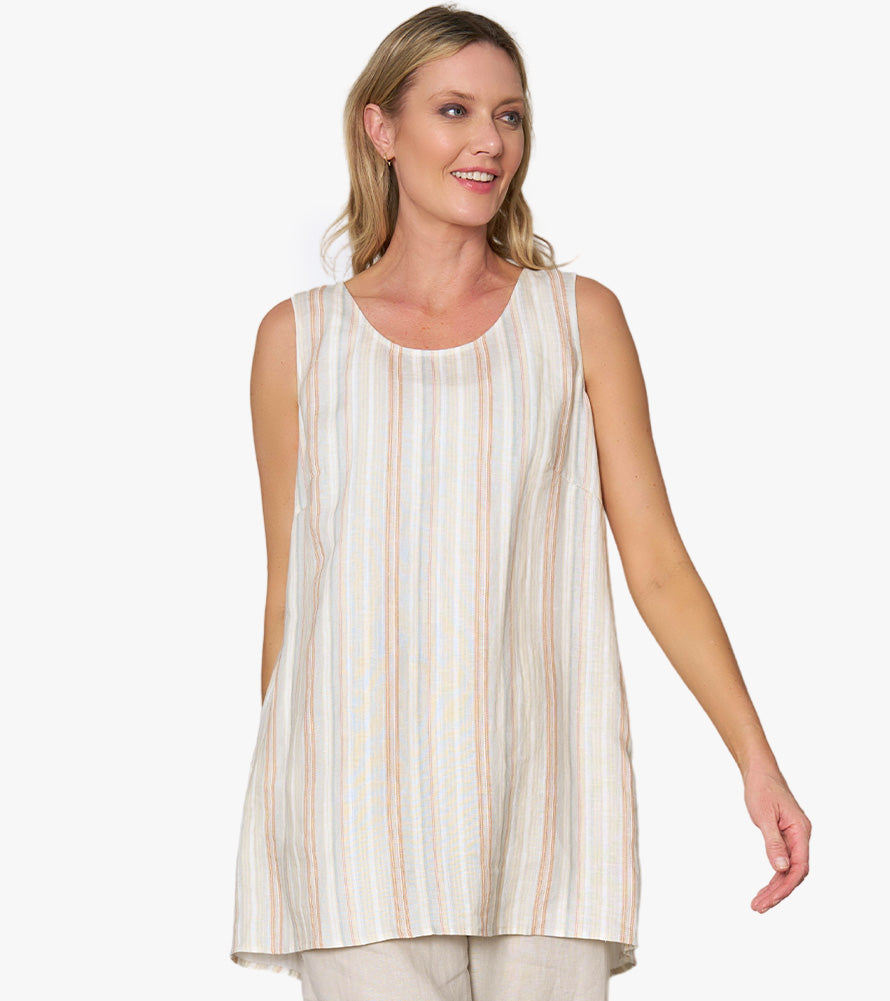 Striped Santorini Top (*)