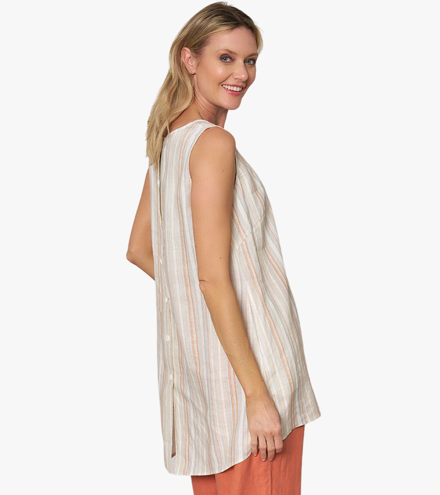Striped Santorini Top (*)