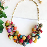 Cluster Kantha Necklace