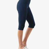 Denim Knit Second Nature Capris