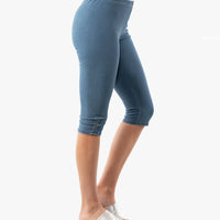 Denim Knit Second Nature Capris