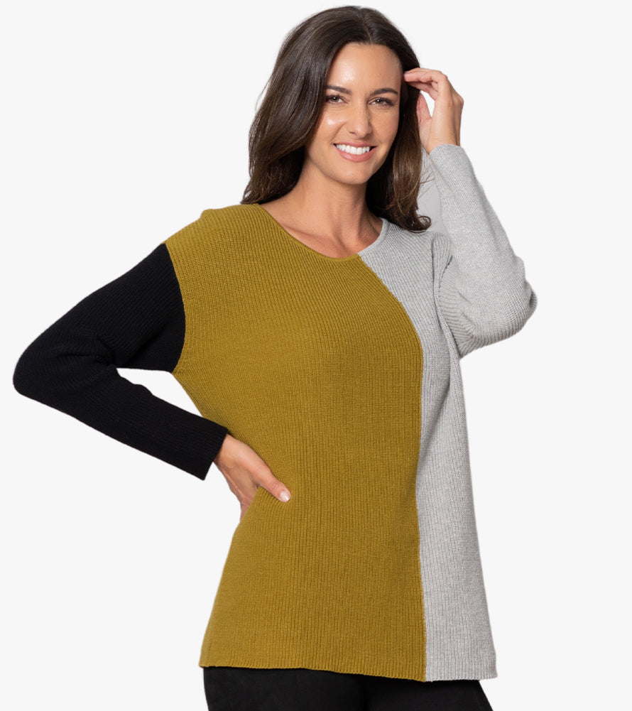 Modern Mix Sweater (*)