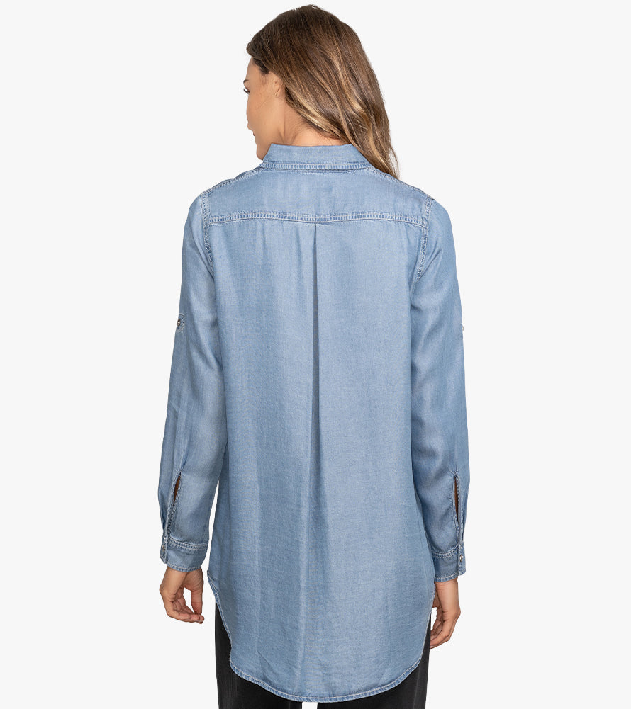 Washed Indigo Tunic - Stella Carakasi - Tops