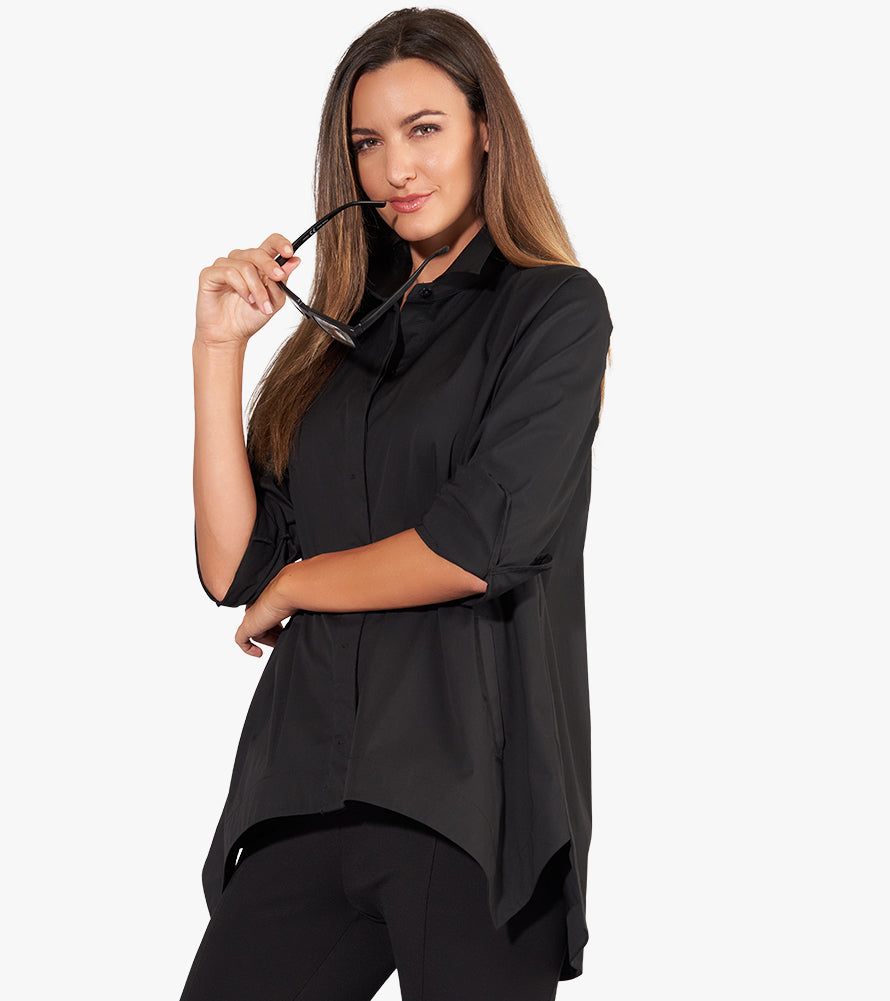 Works Every Time Shirt | Stella Carakasi | Cotton Poplin | Women's Top